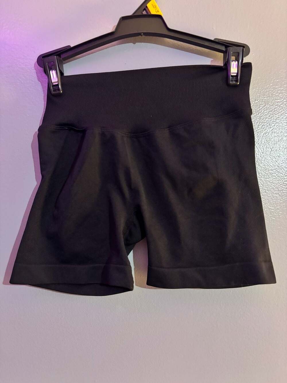 Seamless High-Waisted Ruched Butt Lifting Yoga Biker Shorts Small